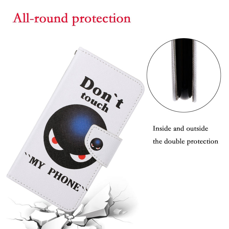 For iPhone 12/12 Pro Painted Pattern Horizontal Flip Leathe Case