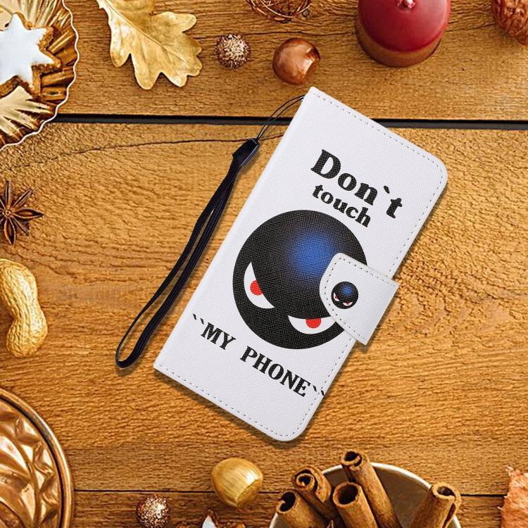 For iPhone 12/12 Pro Painted Pattern Horizontal Flip Leathe Case