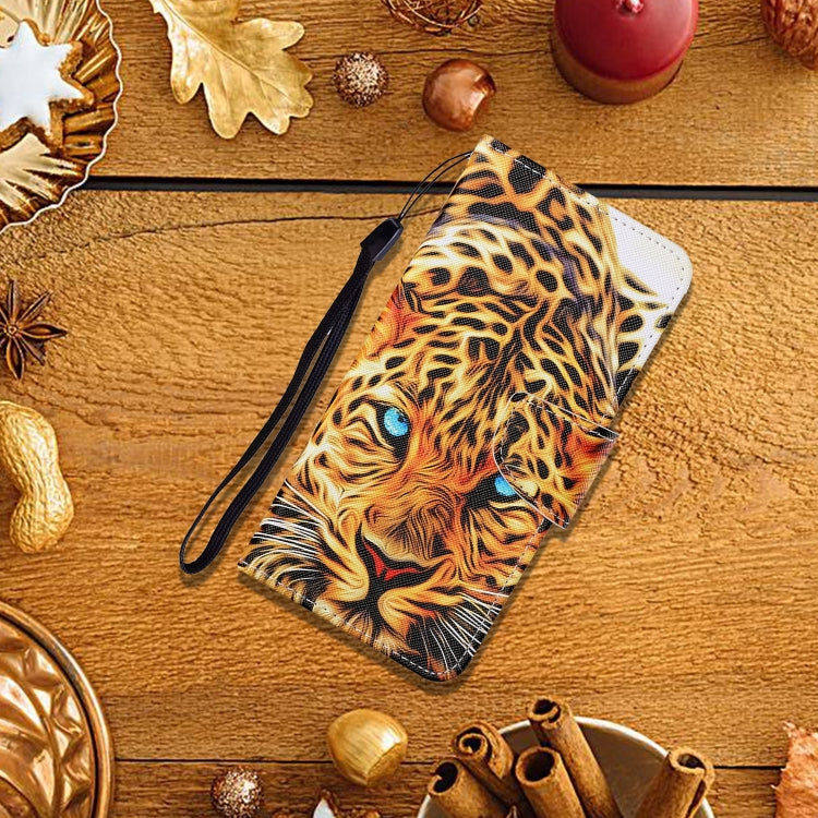 For iPhone 12/12 Pro Painted Pattern Horizontal Flip Leathe Case