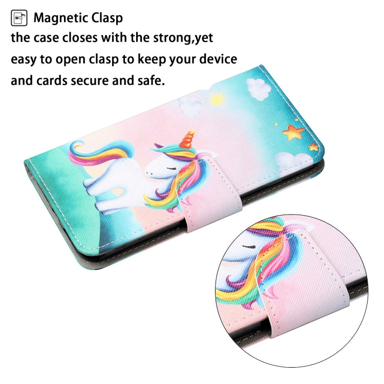 For iPhone 12 Pro Max Painted Pattern Horizontal Flip Leathe Case