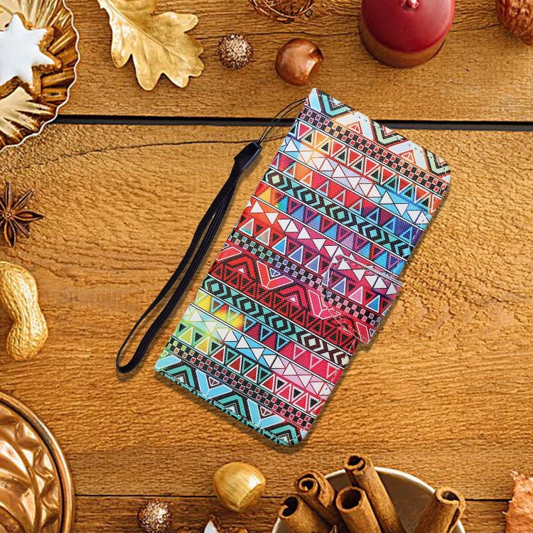 For iPhone 12 Pro Max Painted Pattern Horizontal Flip Leathe Case