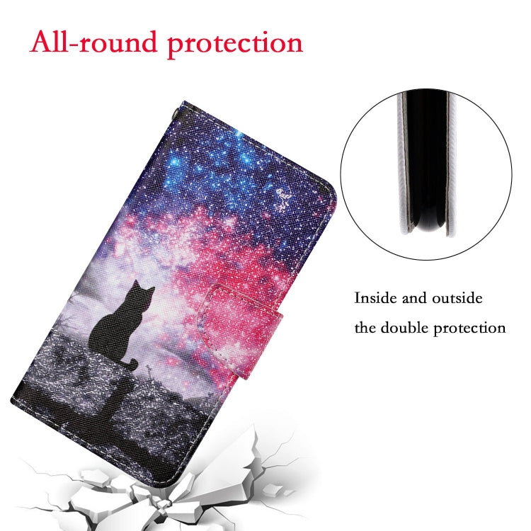 For iPhone SE (2020)/ 7 /8 Painted Pattern Horizontal Flip Leathe Case