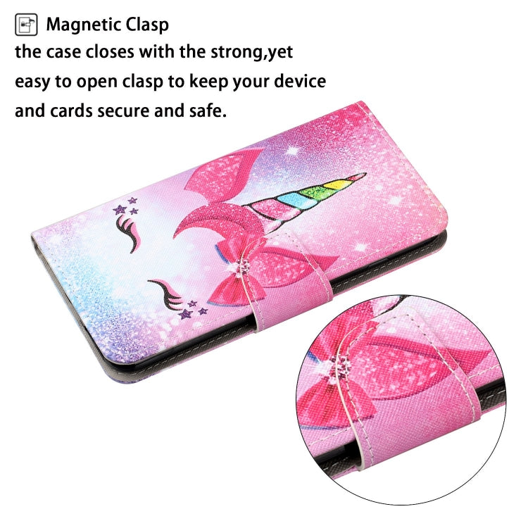 For iPhone SE (2020)/ 7 /8 Painted Pattern Horizontal Flip Leathe Case