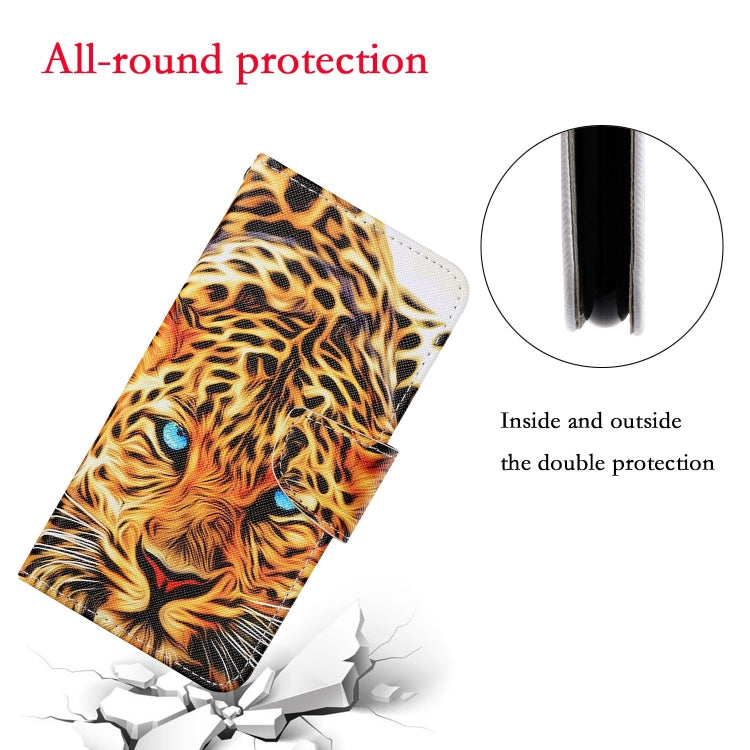 For iPhone SE (2020)/ 7 /8 Painted Pattern Horizontal Flip Leathe Case