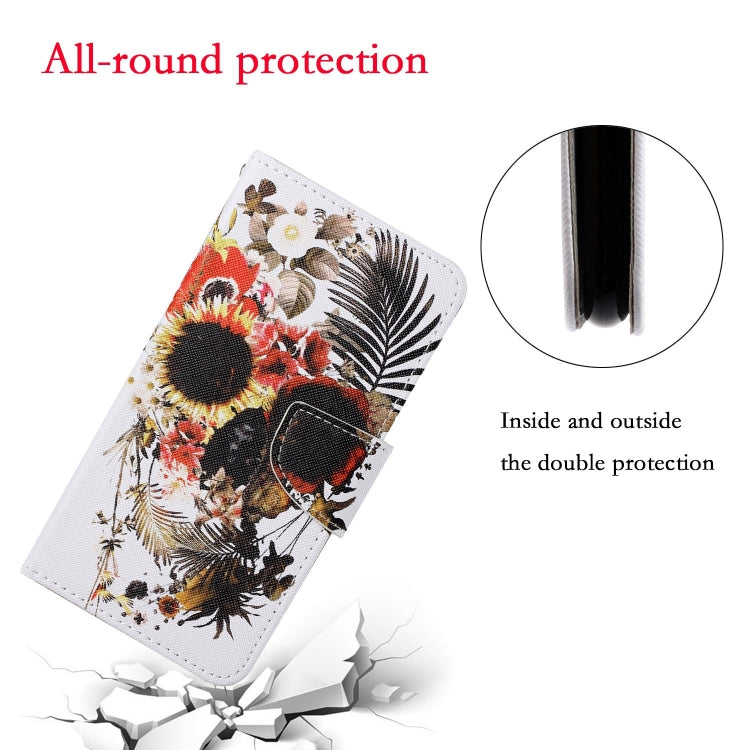 For iPhone SE (2020)/ 7 /8 Painted Pattern Horizontal Flip Leathe Case