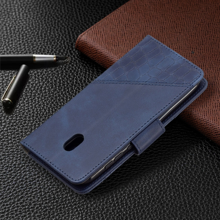 For Nokia C1 Plus Matching Color Crocodile Texture Horizontal Flip PU Leather Case with Wallet & Holder & Card Slots