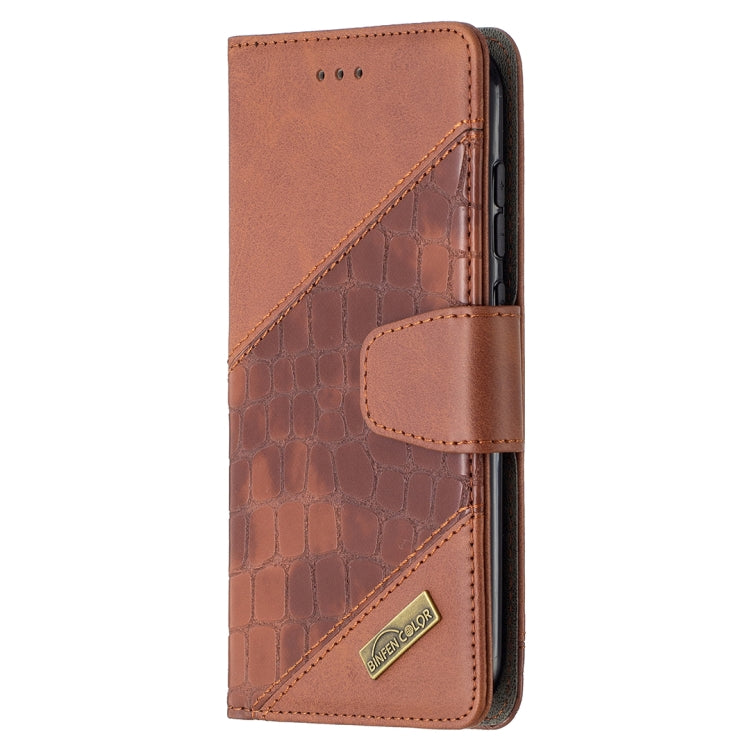 For Nokia C1 Plus Matching Color Crocodile Texture Horizontal Flip PU Leather Case with Wallet & Holder & Card Slots