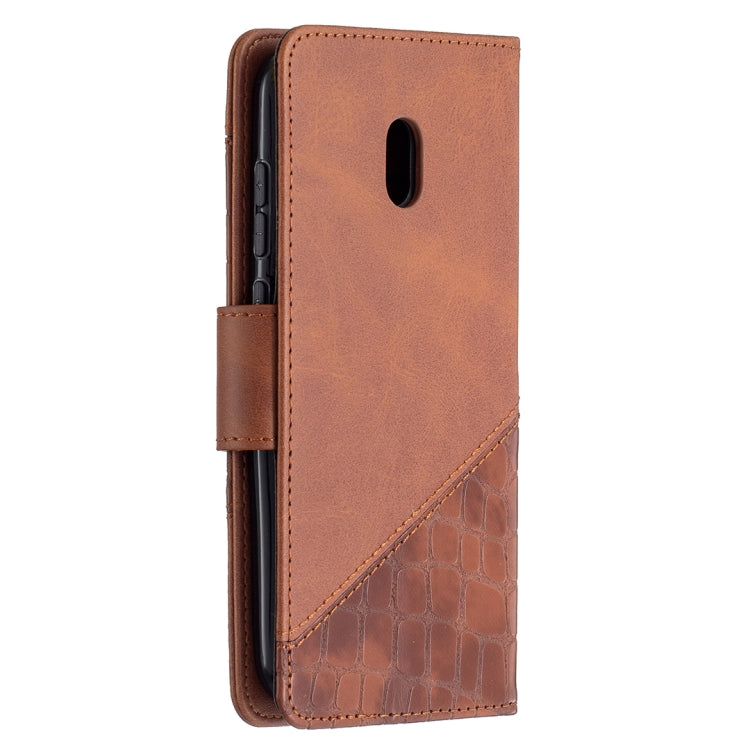 For Nokia C1 Plus Matching Color Crocodile Texture Horizontal Flip PU Leather Case with Wallet & Holder & Card Slots