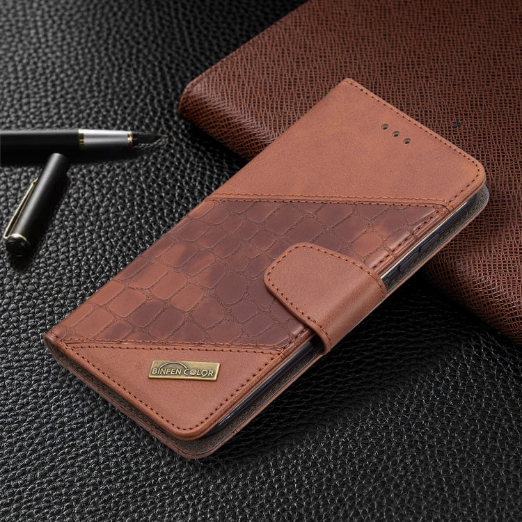For Nokia C1 Plus Matching Color Crocodile Texture Horizontal Flip PU Leather Case with Wallet & Holder & Card Slots