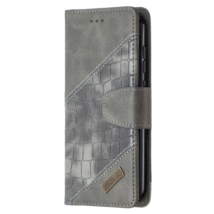 For Nokia C1 Plus Matching Color Crocodile Texture Horizontal Flip PU Leather Case with Wallet & Holder & Card Slots