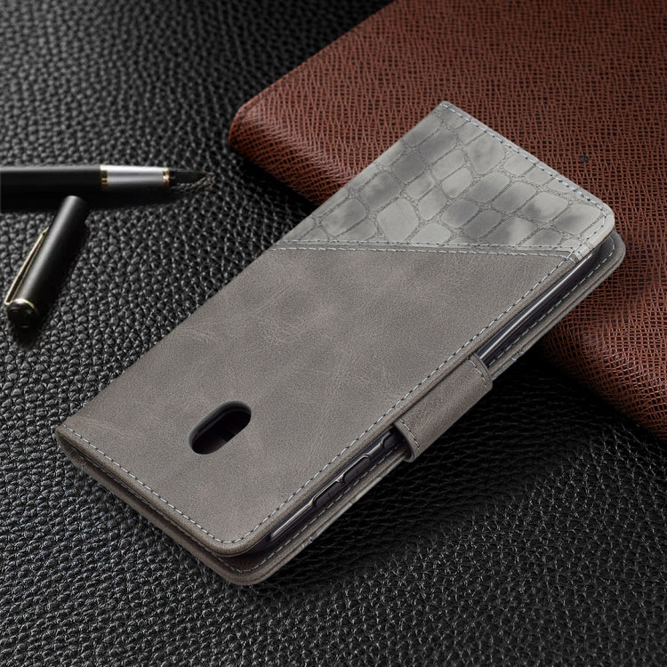 For Nokia C1 Plus Matching Color Crocodile Texture Horizontal Flip PU Leather Case with Wallet & Holder & Card Slots