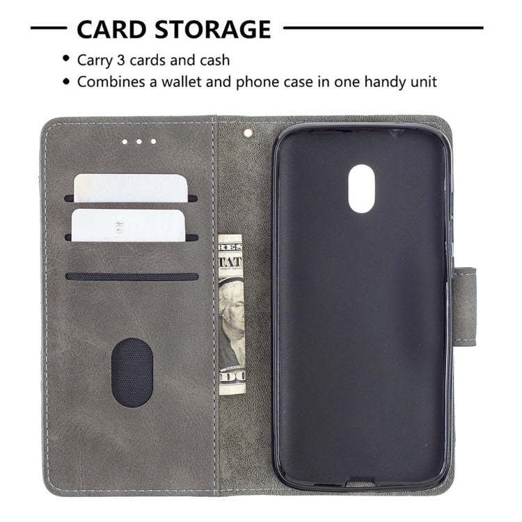 For Nokia C1 Plus Matching Color Crocodile Texture Horizontal Flip PU Leather Case with Wallet & Holder & Card Slots