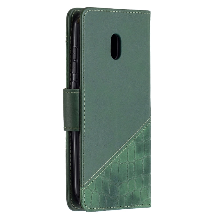 For Nokia C1 Plus Matching Color Crocodile Texture Horizontal Flip PU Leather Case with Wallet & Holder & Card Slots