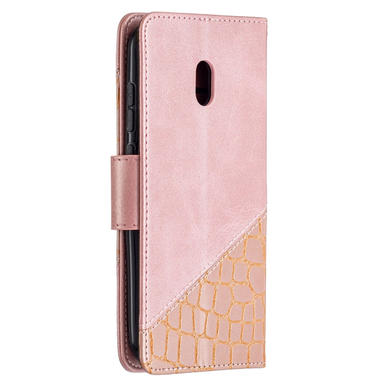 For Nokia C1 Plus Matching Color Crocodile Texture Horizontal Flip PU Leather Case with Wallet & Holder & Card Slots