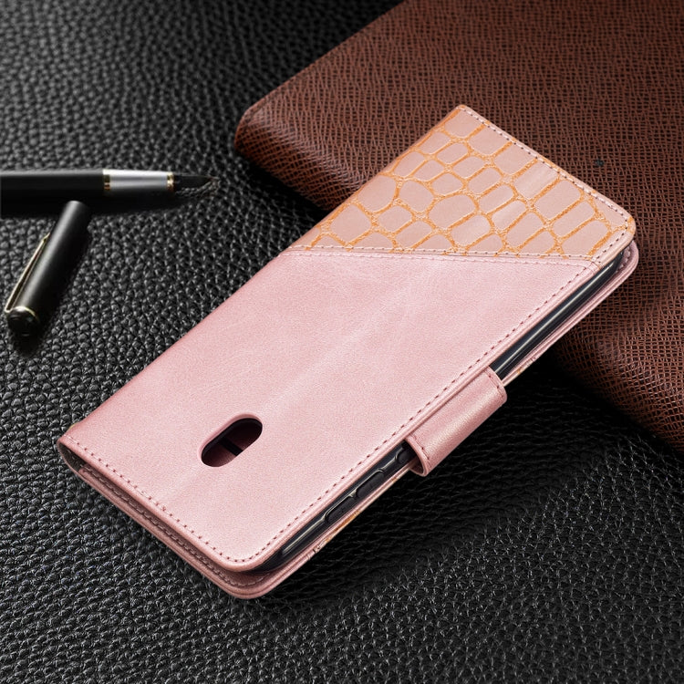 For Nokia C1 Plus Matching Color Crocodile Texture Horizontal Flip PU Leather Case with Wallet & Holder & Card Slots
