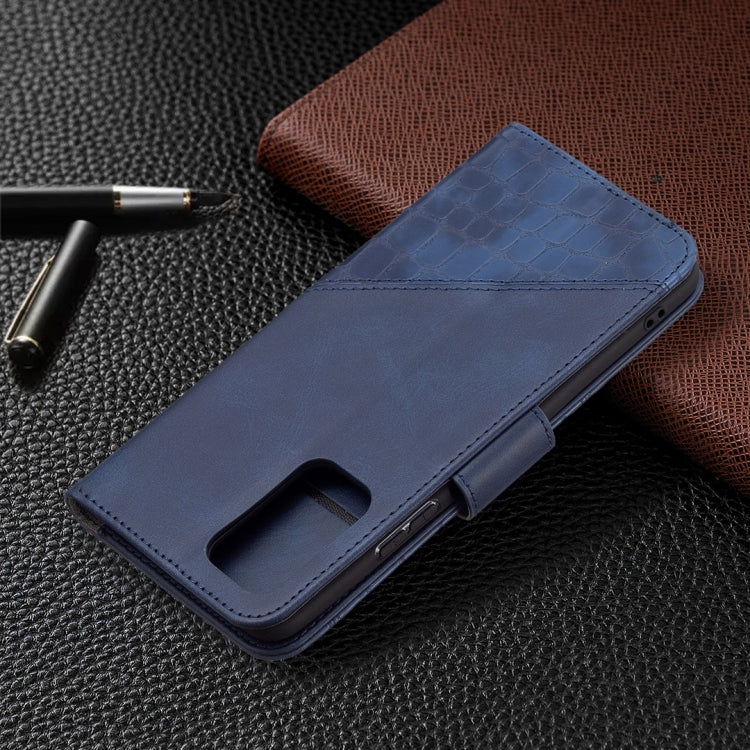 For Xiaomi Redmi Note 10 Pro Matching Color Crocodile Texture Horizontal Flip PU Leather Case with Wallet & Holder & Card Slots