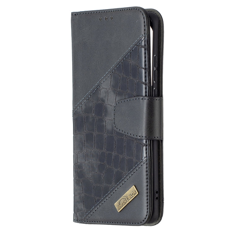 For Huawei P50 Pro Matching Color Crocodile Texture Horizontal Flip PU Leather Case with Wallet & Holder & Card Slots