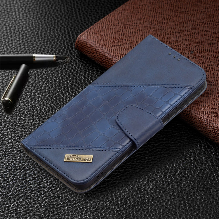For Huawei P50 Pro Matching Color Crocodile Texture Horizontal Flip PU Leather Case with Wallet & Holder & Card Slots