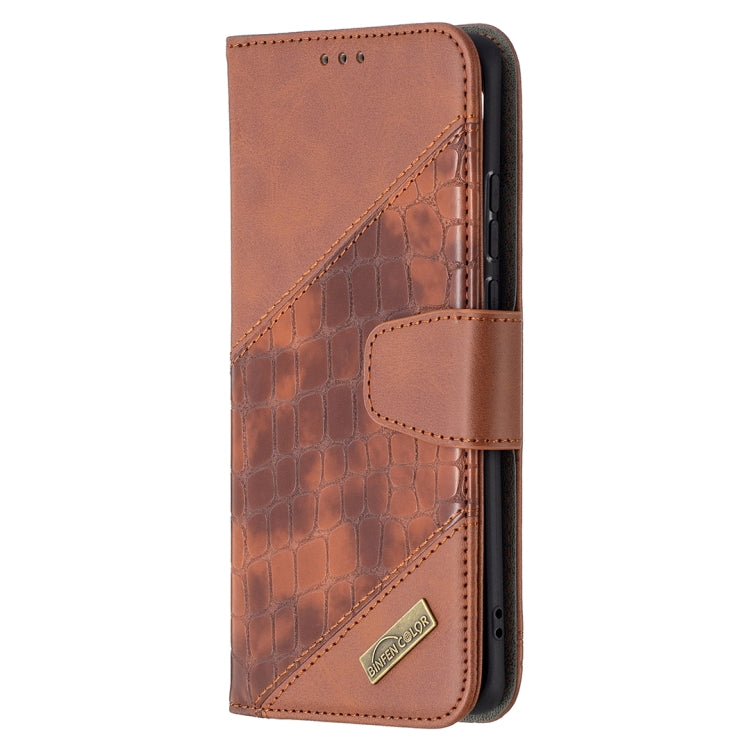 For Huawei P50 Pro Matching Color Crocodile Texture Horizontal Flip PU Leather Case with Wallet & Holder & Card Slots