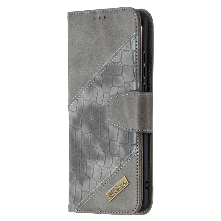 For Huawei P50 Pro Matching Color Crocodile Texture Horizontal Flip PU Leather Case with Wallet & Holder & Card Slots