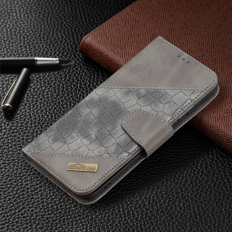 For Huawei P50 Pro Matching Color Crocodile Texture Horizontal Flip PU Leather Case with Wallet & Holder & Card Slots