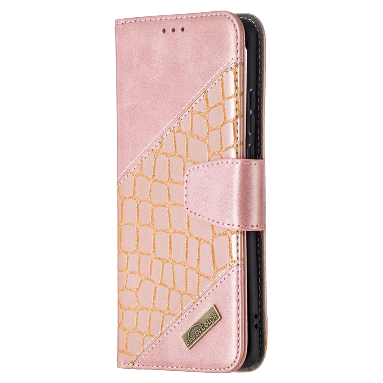 For Huawei P50 Pro Matching Color Crocodile Texture Horizontal Flip PU Leather Case with Wallet & Holder & Card Slots