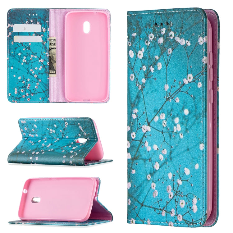 For Nokia C1 Plus Colored Drawing Pattern Invisible Magnetic Horizontal Flip PU Leather Case with Holder & Card Slots & Wallet