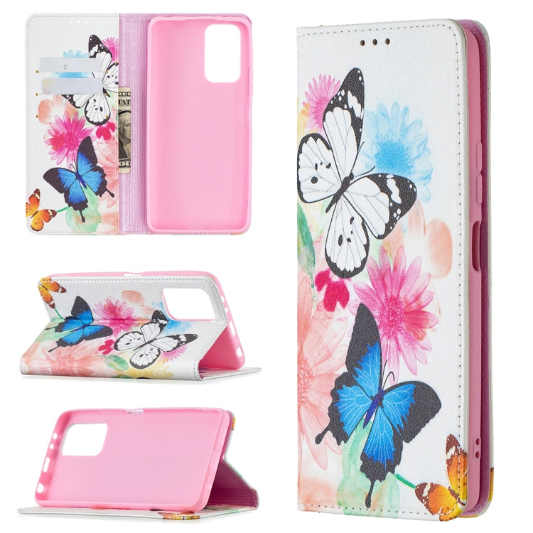 For Xiaomi Redmi Note 10 Pro Colored Drawing Pattern Invisible Magnetic Horizontal Flip PU Leather Case with Holder & Card Slots & Wallet