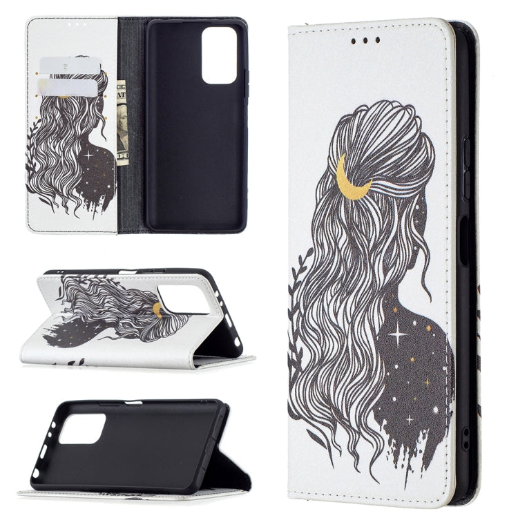For Xiaomi Redmi Note 10 Pro Colored Drawing Pattern Invisible Magnetic Horizontal Flip PU Leather Case with Holder & Card Slots & Wallet