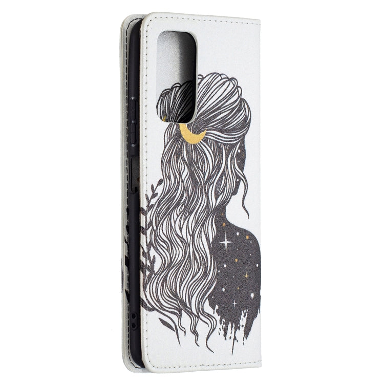For Xiaomi Redmi Note 10 Pro Colored Drawing Pattern Invisible Magnetic Horizontal Flip PU Leather Case with Holder & Card Slots & Wallet