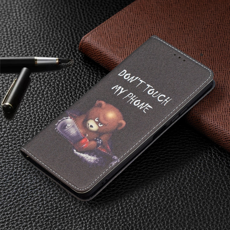 For Xiaomi Redmi Note 10 Pro Colored Drawing Pattern Invisible Magnetic Horizontal Flip PU Leather Case with Holder & Card Slots & Wallet