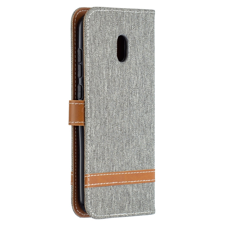 For Nokia C1 Plus Color Matching Denim Texture Horizontal Flip Leather Case with Holder & Card Slots & Wallet & Lanyard