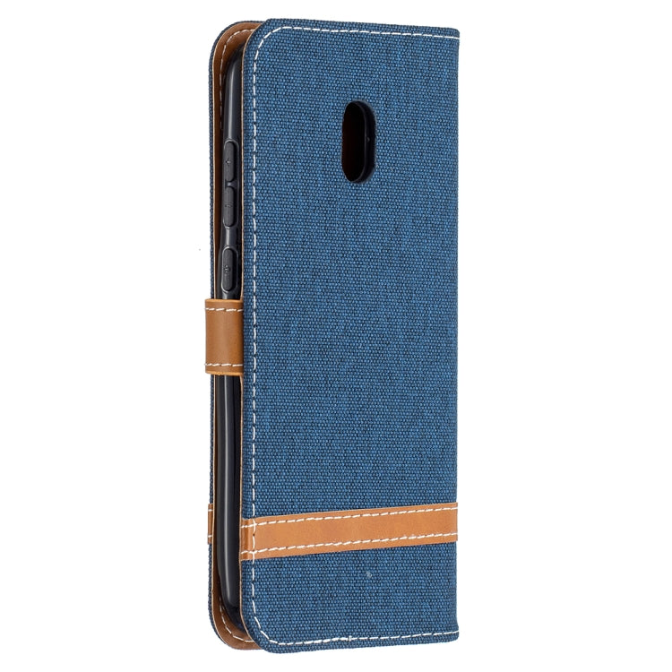 For Nokia C1 Plus Color Matching Denim Texture Horizontal Flip Leather Case with Holder & Card Slots & Wallet & Lanyard