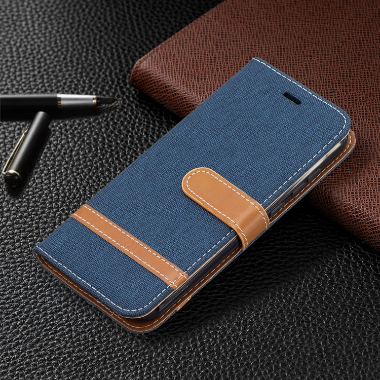 For Nokia C1 Plus Color Matching Denim Texture Horizontal Flip Leather Case with Holder & Card Slots & Wallet & Lanyard