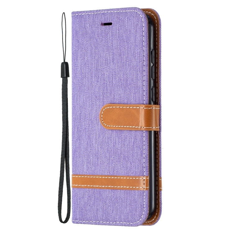 For Nokia C1 Plus Color Matching Denim Texture Horizontal Flip Leather Case with Holder & Card Slots & Wallet & Lanyard