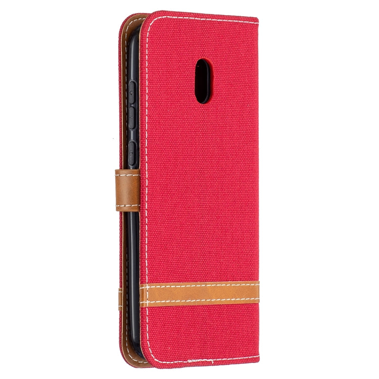 For Nokia C1 Plus Color Matching Denim Texture Horizontal Flip Leather Case with Holder & Card Slots & Wallet & Lanyard