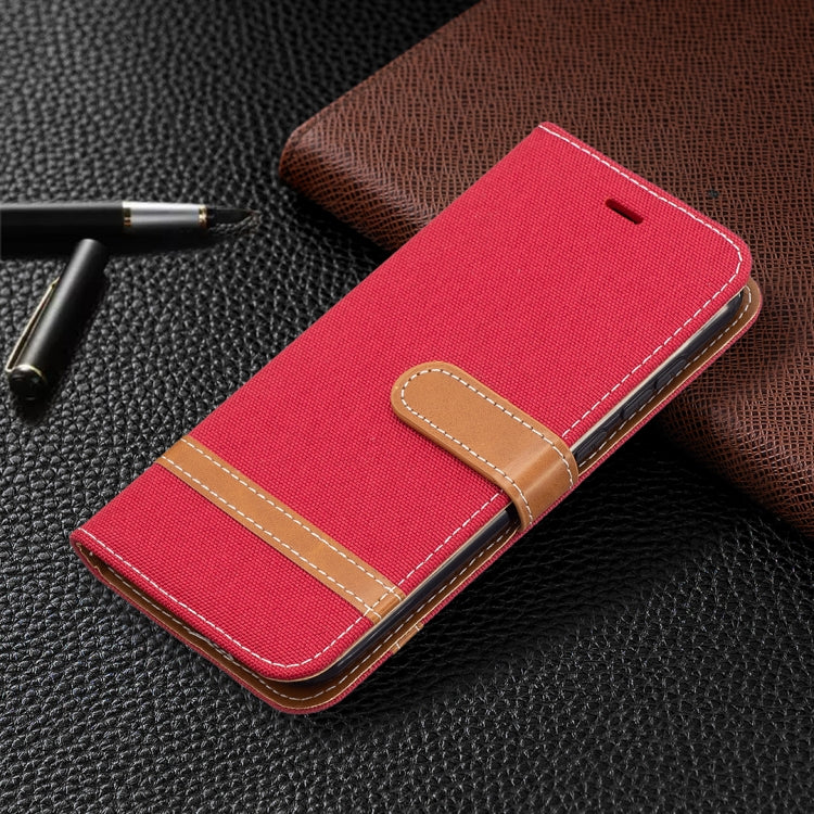 For Nokia C1 Plus Color Matching Denim Texture Horizontal Flip Leather Case with Holder & Card Slots & Wallet & Lanyard