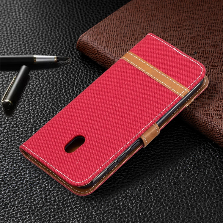 For Nokia C1 Plus Color Matching Denim Texture Horizontal Flip Leather Case with Holder & Card Slots & Wallet & Lanyard