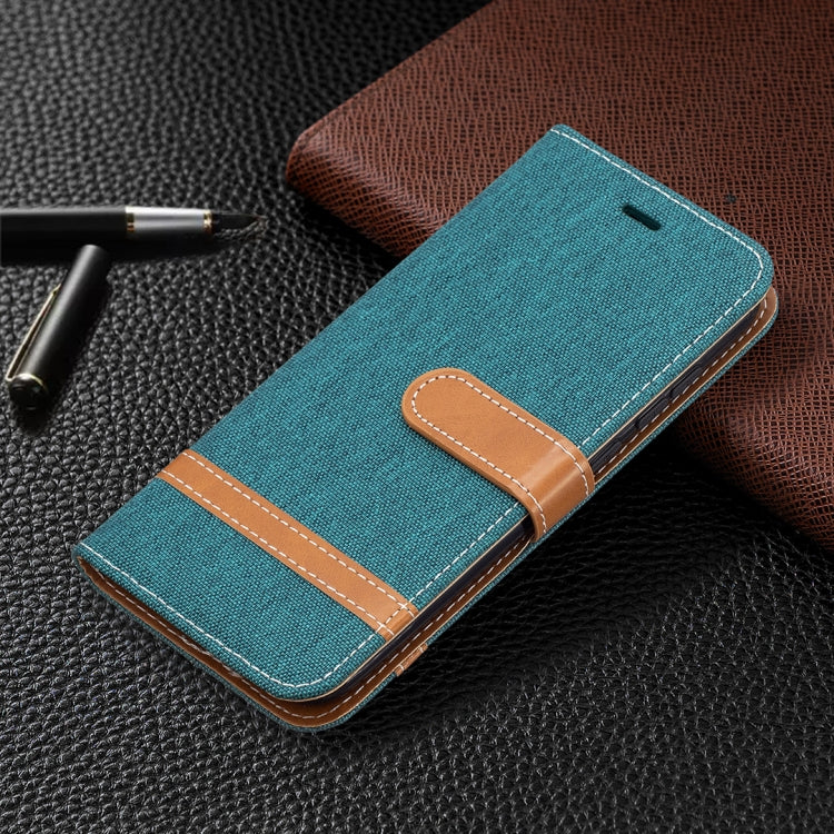 For Nokia C1 Plus Color Matching Denim Texture Horizontal Flip Leather Case with Holder & Card Slots & Wallet & Lanyard