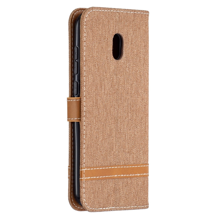 For Nokia C1 Plus Color Matching Denim Texture Horizontal Flip Leather Case with Holder & Card Slots & Wallet & Lanyard