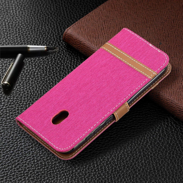 For Nokia C1 Plus Color Matching Denim Texture Horizontal Flip Leather Case with Holder & Card Slots & Wallet & Lanyard