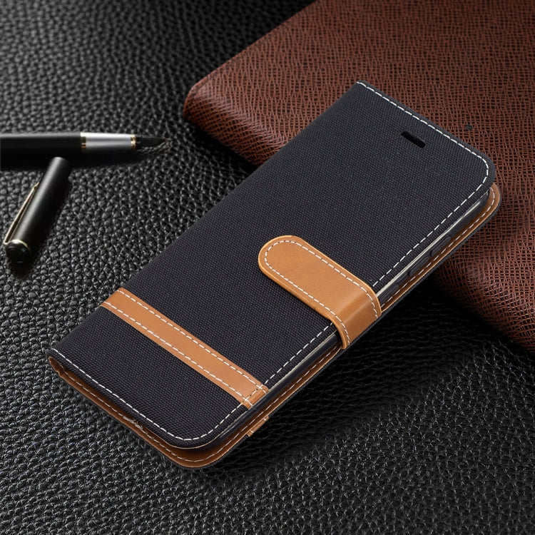 For Nokia C1 Plus Color Matching Denim Texture Horizontal Flip Leather Case with Holder & Card Slots & Wallet & Lanyard