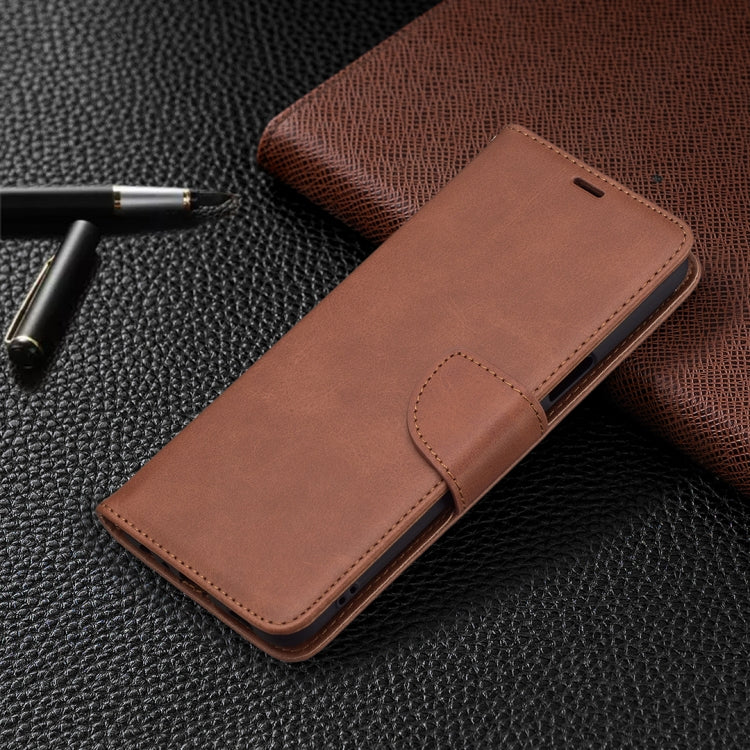 For LG K42 Retro Lambskin Texture Pure Color Horizontal Flip PU Leather Case with Holder & Card Slots & Wallet & Lanyard