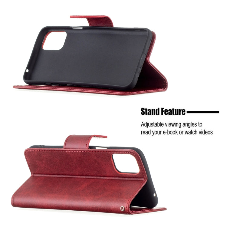 For LG K42 Retro Lambskin Texture Pure Color Horizontal Flip PU Leather Case with Holder & Card Slots & Wallet & Lanyard