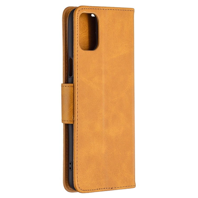 For LG K42 Retro Lambskin Texture Pure Color Horizontal Flip PU Leather Case with Holder & Card Slots & Wallet & Lanyard