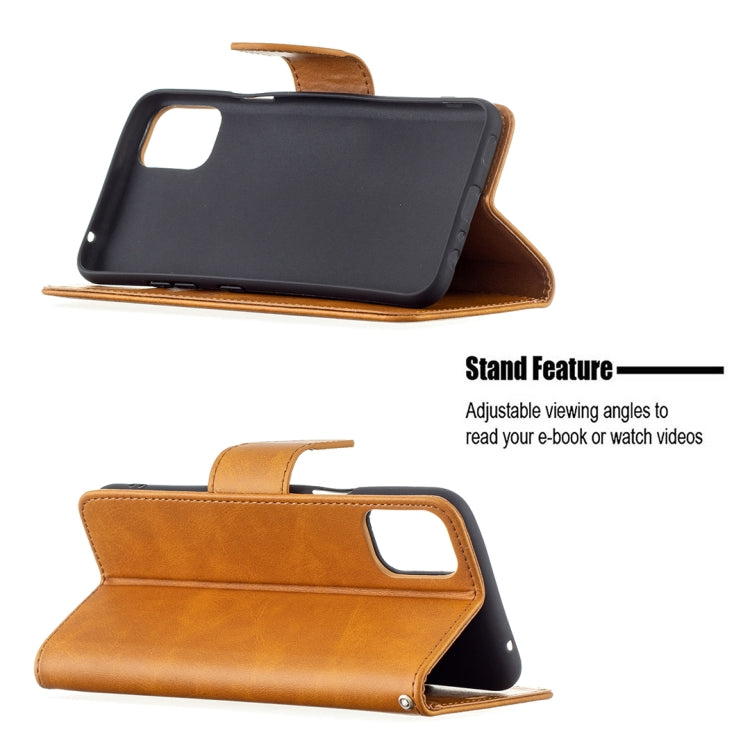 For LG K42 Retro Lambskin Texture Pure Color Horizontal Flip PU Leather Case with Holder & Card Slots & Wallet & Lanyard
