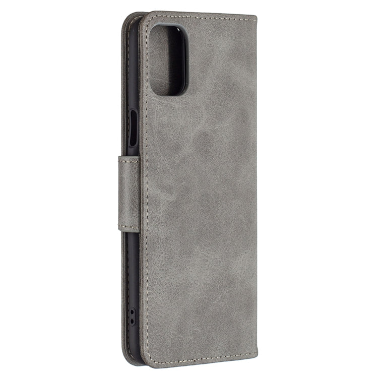 For LG K42 Retro Lambskin Texture Pure Color Horizontal Flip PU Leather Case with Holder & Card Slots & Wallet & Lanyard