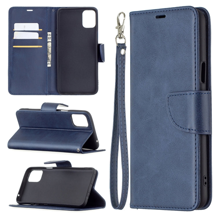 For LG K42 Retro Lambskin Texture Pure Color Horizontal Flip PU Leather Case with Holder & Card Slots & Wallet & Lanyard
