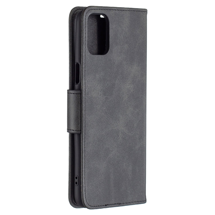 For LG K42 Retro Lambskin Texture Pure Color Horizontal Flip PU Leather Case with Holder & Card Slots & Wallet & Lanyard