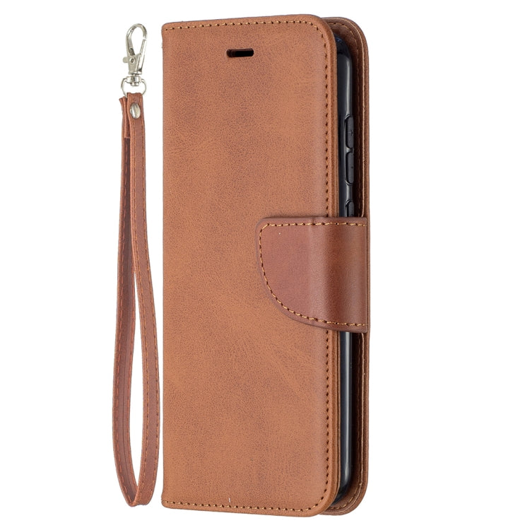 For Nokia C1 Plus Retro Lambskin Texture Pure Color Horizontal Flip PU Leather Case with Holder & Card Slots & Wallet & Lanyard